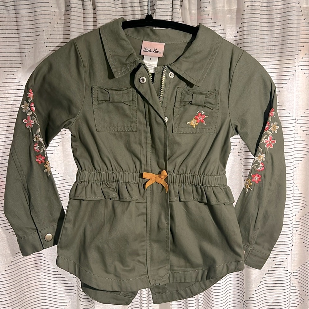 Kids military style coat